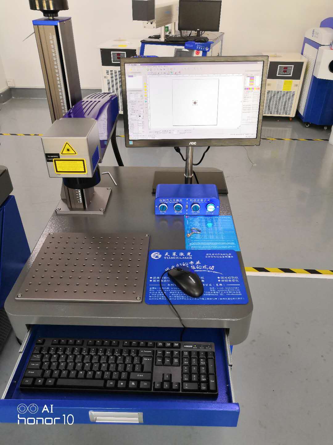 肇庆紫外激光打标机移动硬盘激光雕刻机厂家专用