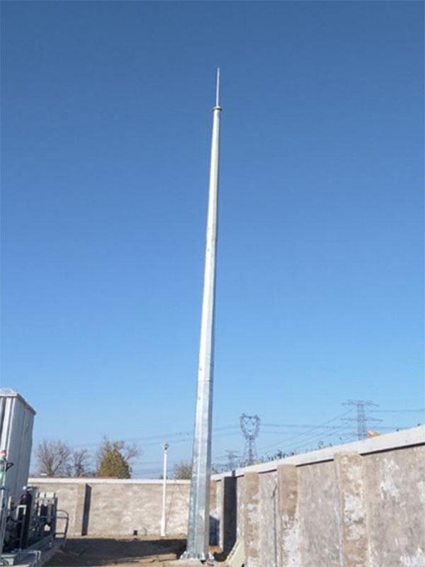 GH-18环形避雷针塔15米独立钢管接闪杆塔